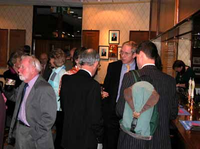 Members and guests before the meal
