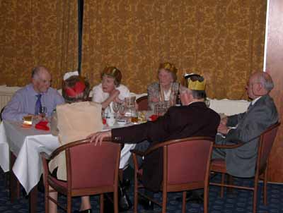 Members and guests during the meal