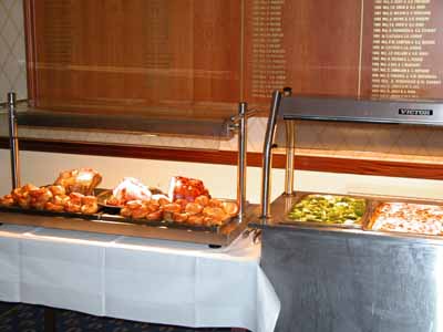 Choice of main course at the carvery