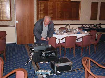 Preparations at the Reading Golf Club