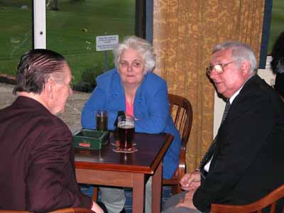 Members and guests talking before the meal