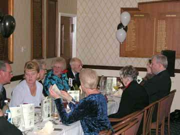 Special guests at the top table