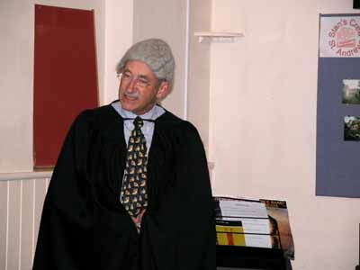 Francis reciting poetry about the Law